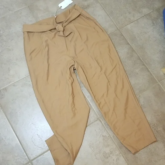 NWT Leith Tawny high waisted pants - Picture 4 of 6